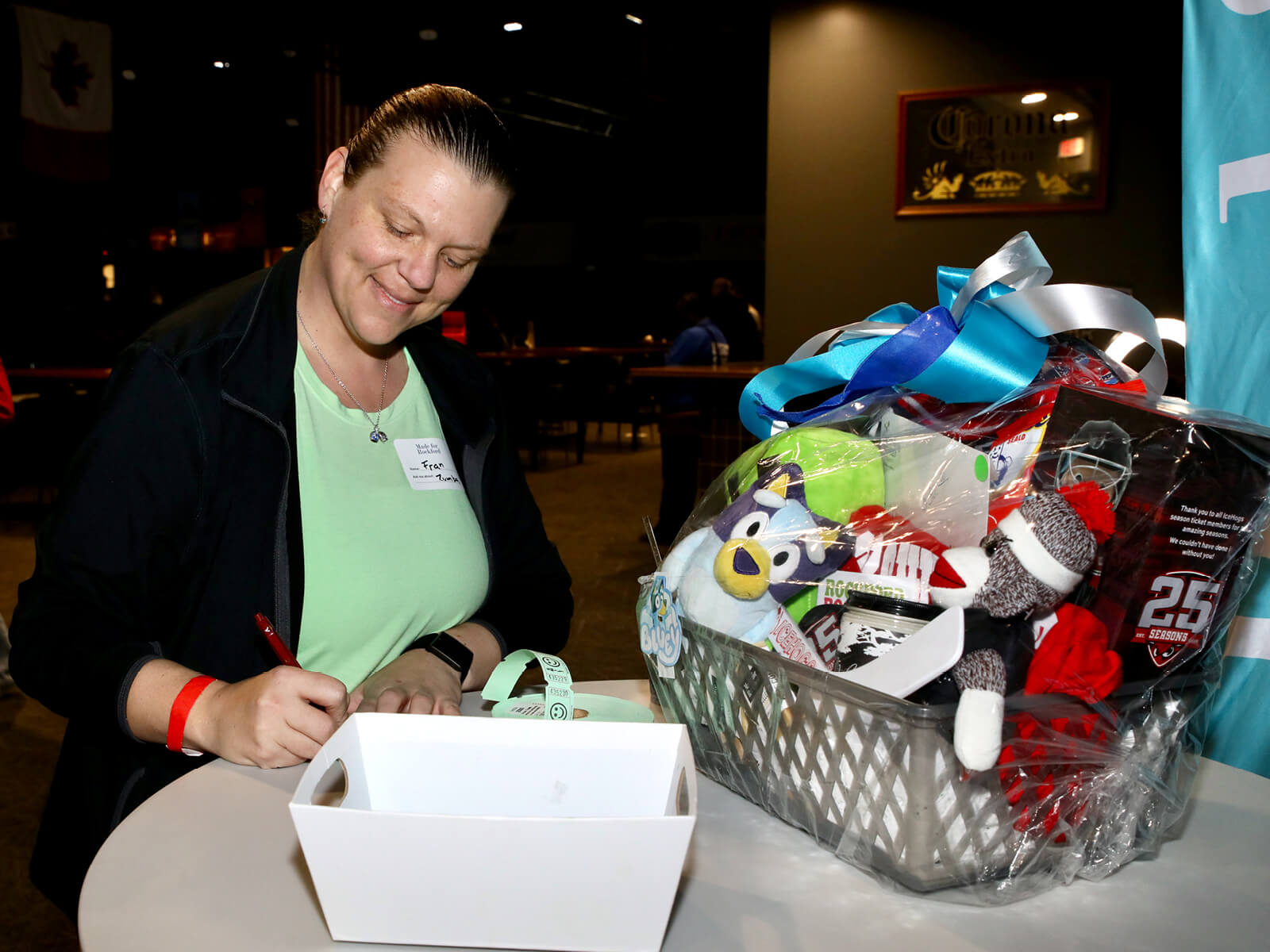 A Rockford resident entering a raffle